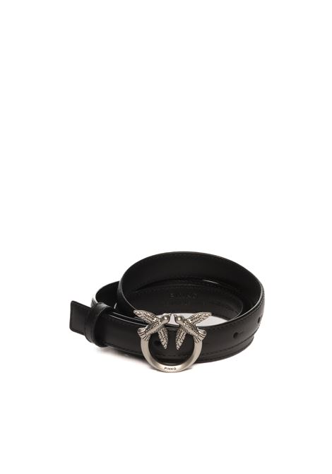 cintura love berry nero/argento PINKO | R100143-A0F1LOVE BERRY H2-Z99O