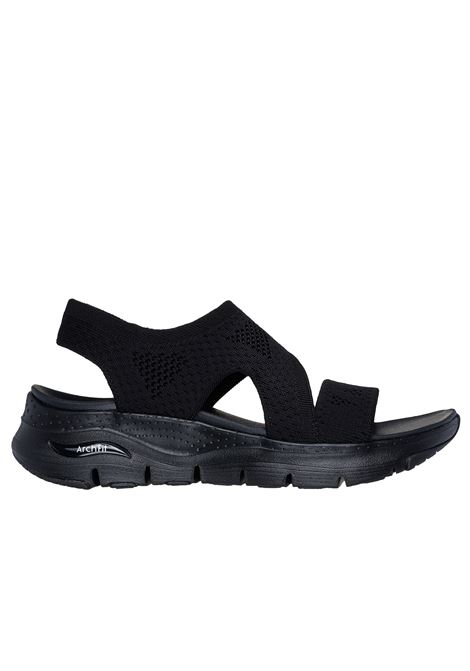 Sandalo archfit nero SKECHERS | 119458ARCH FIT-BBK