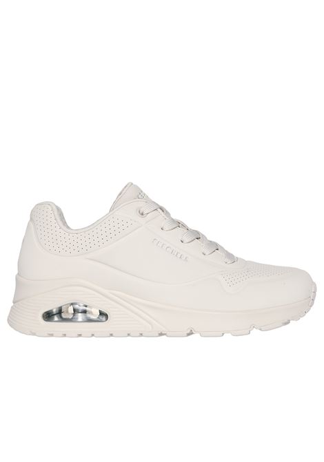 Sneaker pelle bianco SKECHERS | 73690UNO STAND-OWHT
