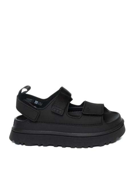 Black golden glow sandal UGG | GOLDENGLOWTESS-BLK