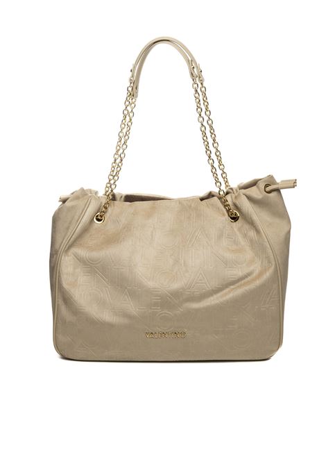 beige dike shoulder bag VALENTINO | VBS9U701DIKE-BEIGE